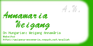 annamaria weigang business card